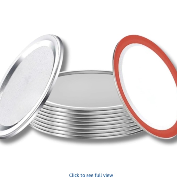 Mason Jar Canning Lids 3.25” (82.5mm) - 24 Count - Picture 1 of 4